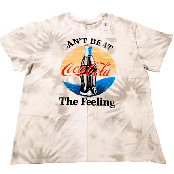 Coca Cola Other - Coca-Cola Can't Beat The Feeling Tshirt XL gray and white NEW